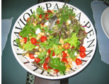 Salade met kikkererwten